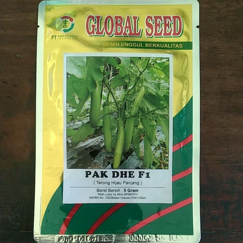 

Terong Pak Dhe Global Seed (Terong Hijau Panjang)