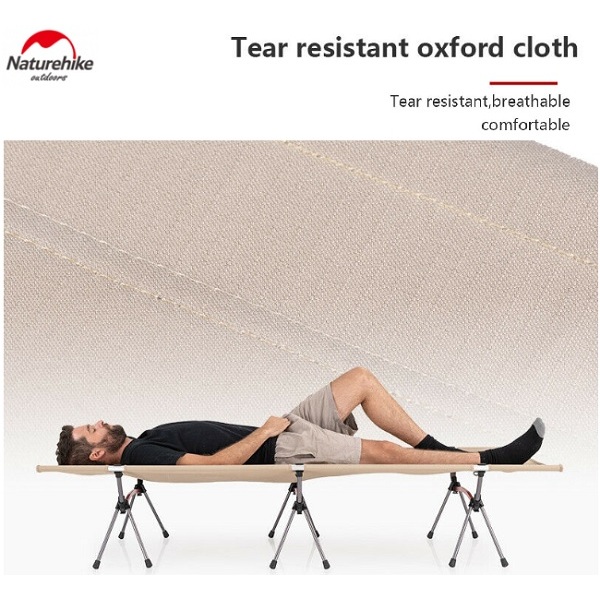 Ultralight foldable velbed camping cot Q-9E Kasur lipat Naturehike