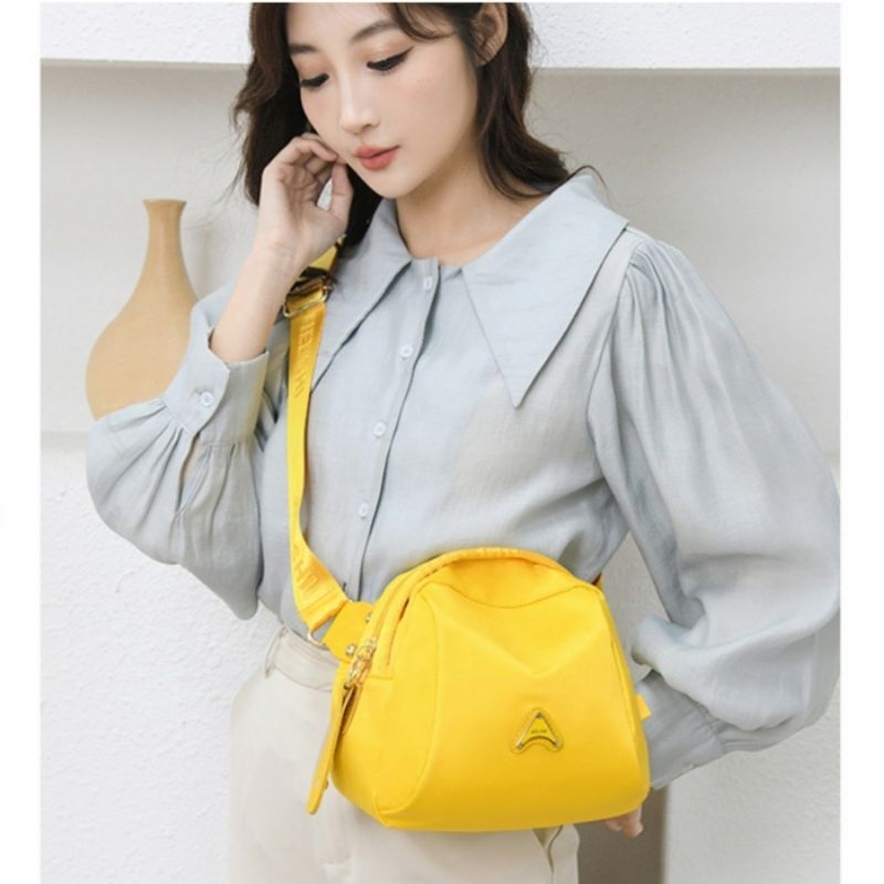 Jielshi tas selempang wanita medium sling bag cewek terbaru waterproof anti air