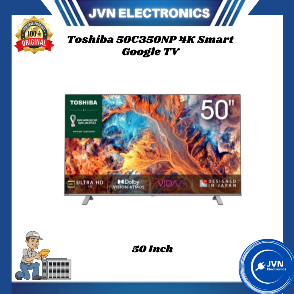 Toshiba 50C350NP 50 Inch 4K Smart Google TV