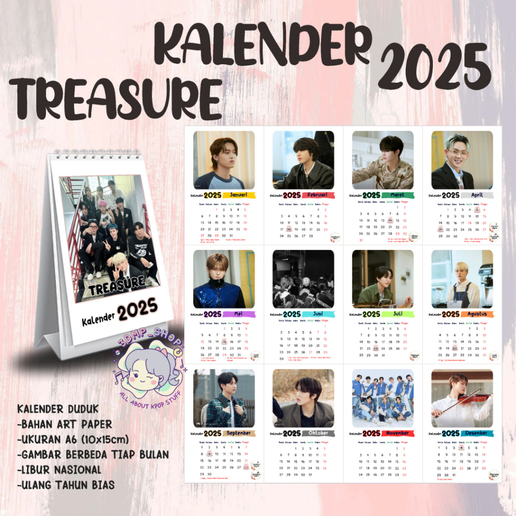 

KALENDER DUDUK 2025 KPOP TREASURE