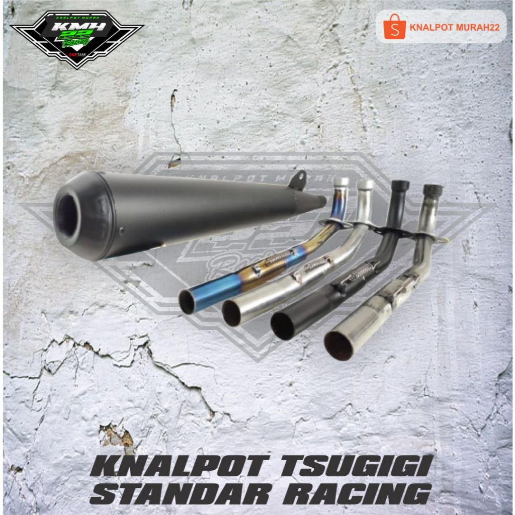 KNALPOT TSUKIGI STANDAR RACING ASTREA GRAND PRIMA STAR IMPRESSA LEGENDA C70
