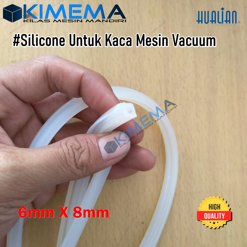6x8mm Air Proof Silicone Vacuum Sealer Karet Seal Silicon Kaca Silikon Vacum Kedap Udara Vakum