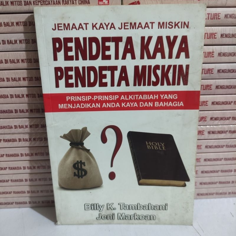 BUKU : PENDETA KAYA PENDETA MISKIN