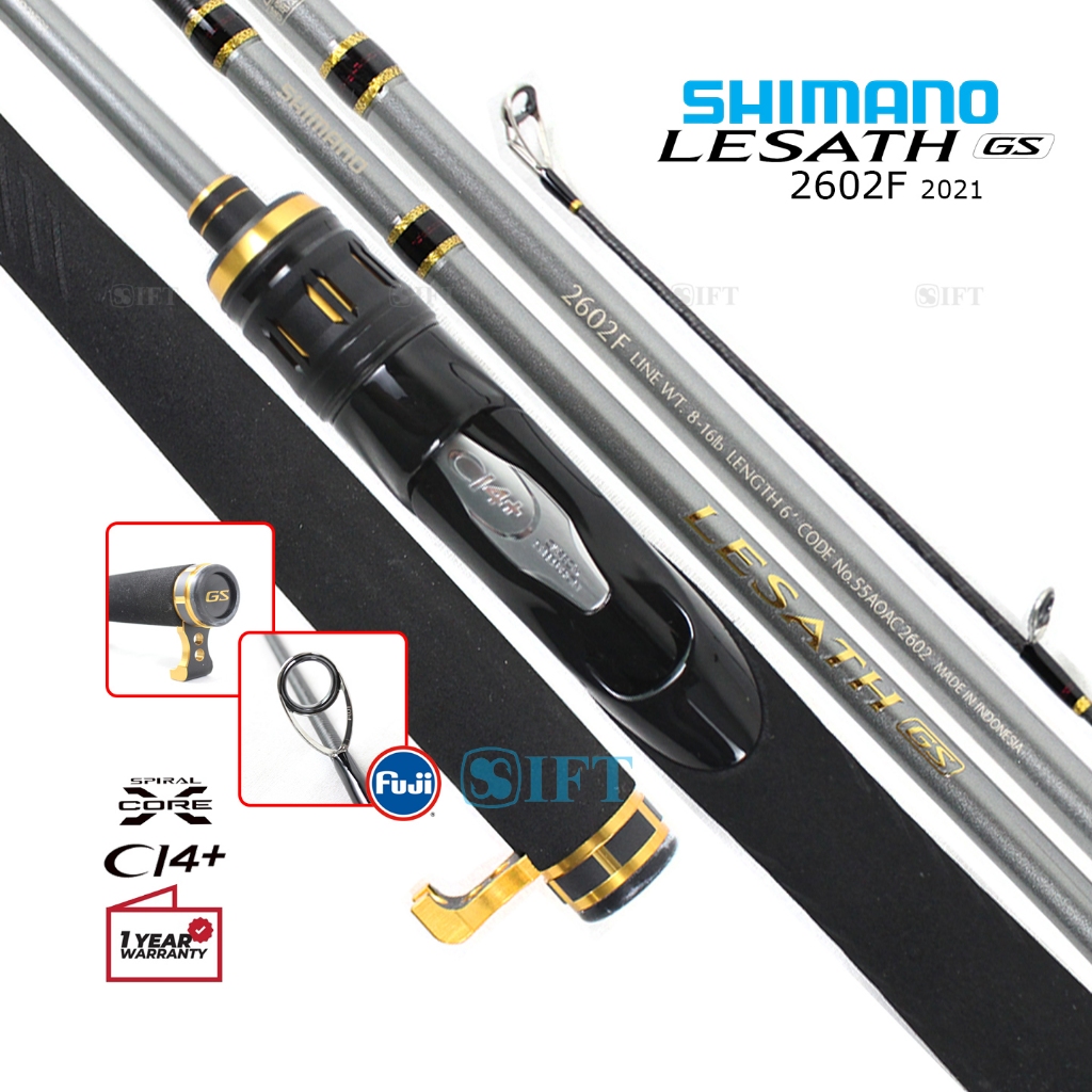 Joran Shimano LESATH GS 2562 2602 | Fuji CI4+ Galatama 2021 Original Sultan