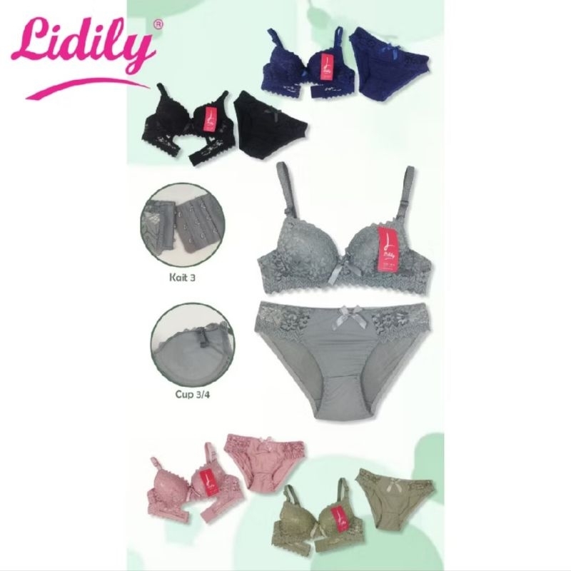DWB-LYD BH SET 971L/BH SET LYDYLY/BH SET PAKAI KAWAT/BH SET