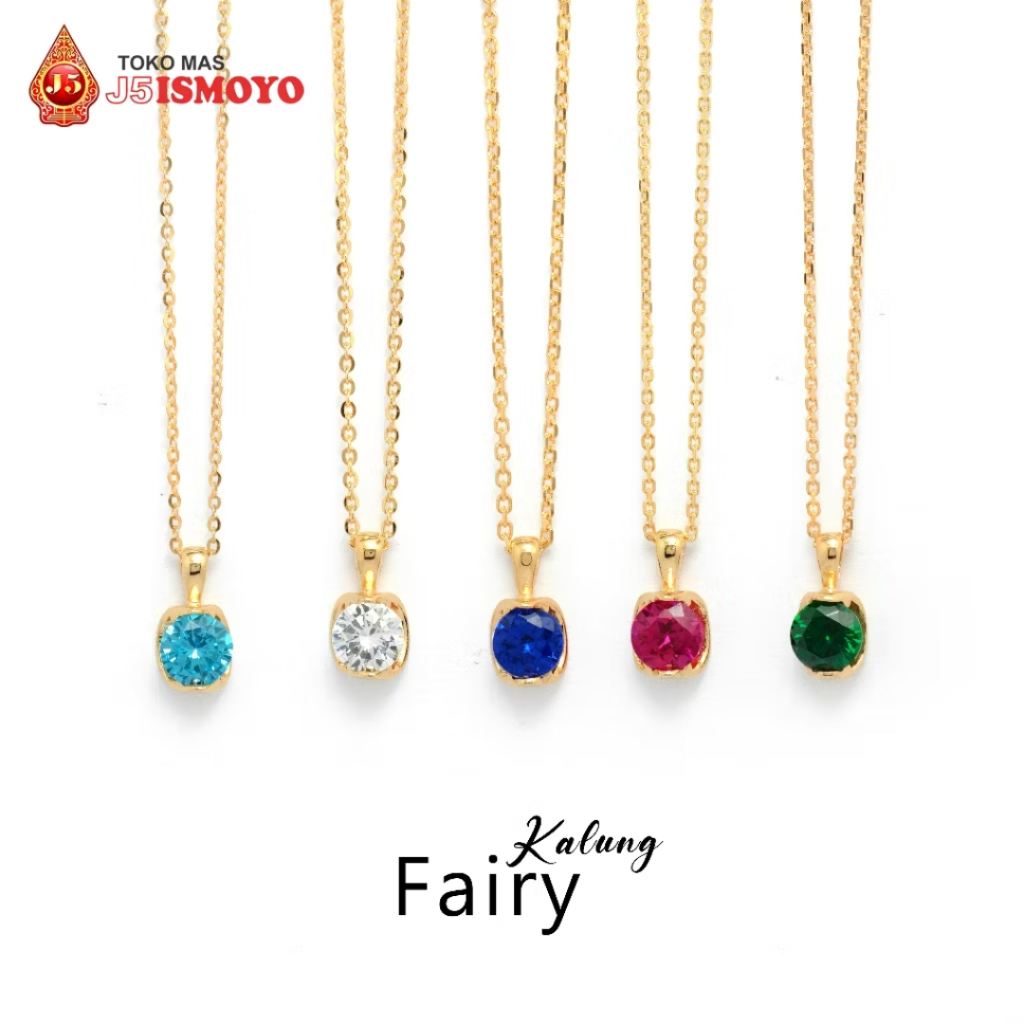 Kalung Emas Fairy Gemstone Terbaru J5 Ismoyo