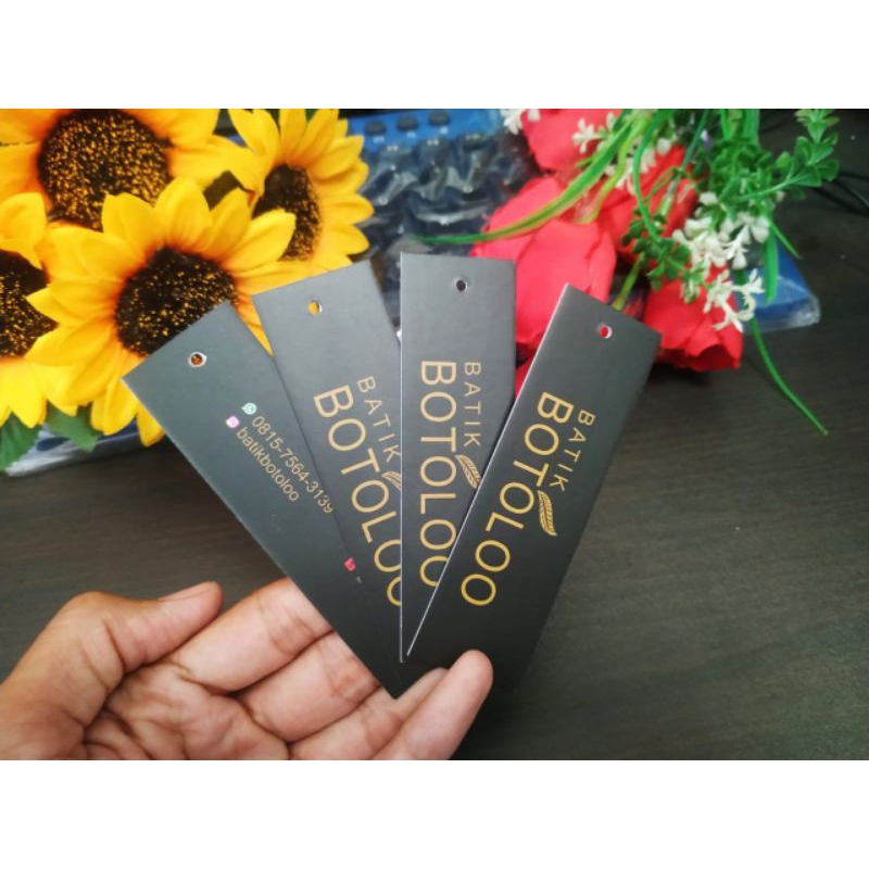 

Cetak Label Hang Tag Hantag Tebal 800 gr 300pcs