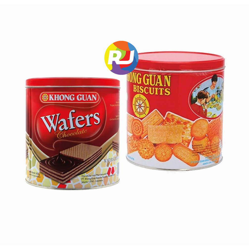 

Khong Guan Biskuit Kaleng 650gr - Assorted Red Mini / Chocolate Wafer