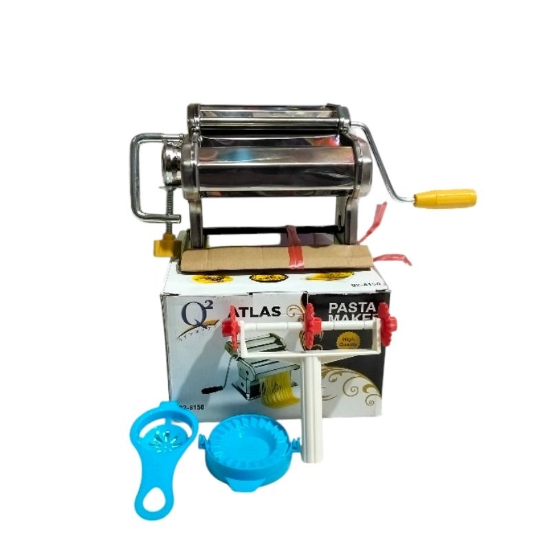 Gilingan Mie Q2 8150 ATLAS Pasta Maker Molen Pangsit Original/ Mesin Pasta Noodle Maker Pasta Maker 