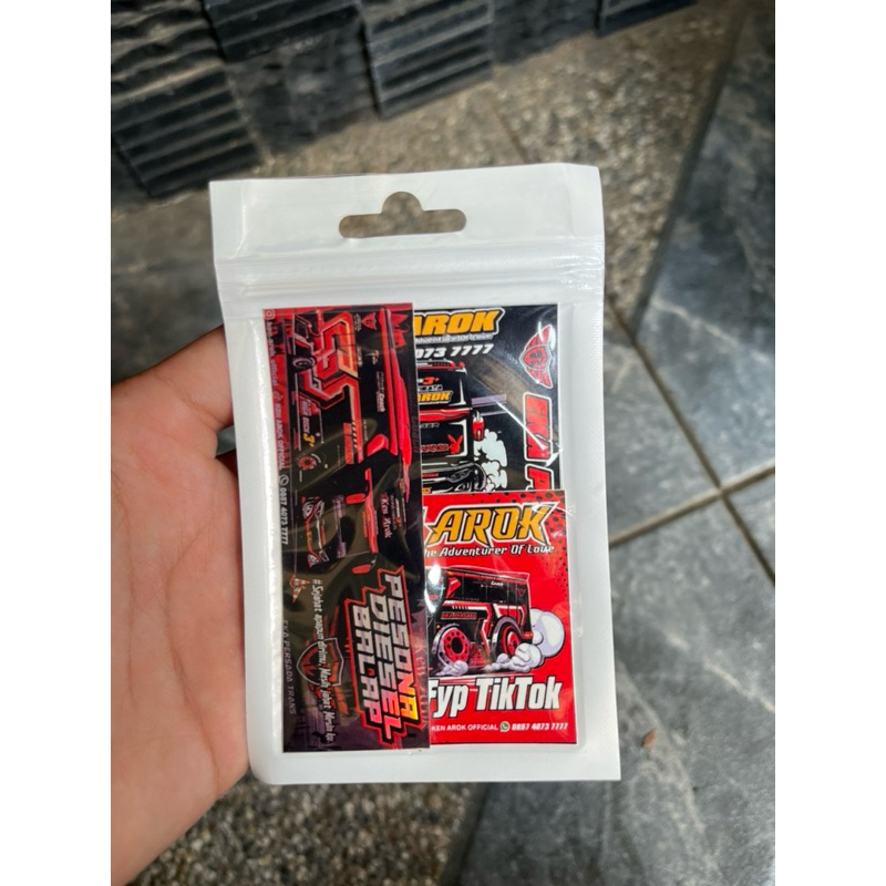 

STIKER BUS EKA PERSADA KEN AROK HOLOGRAM ORI