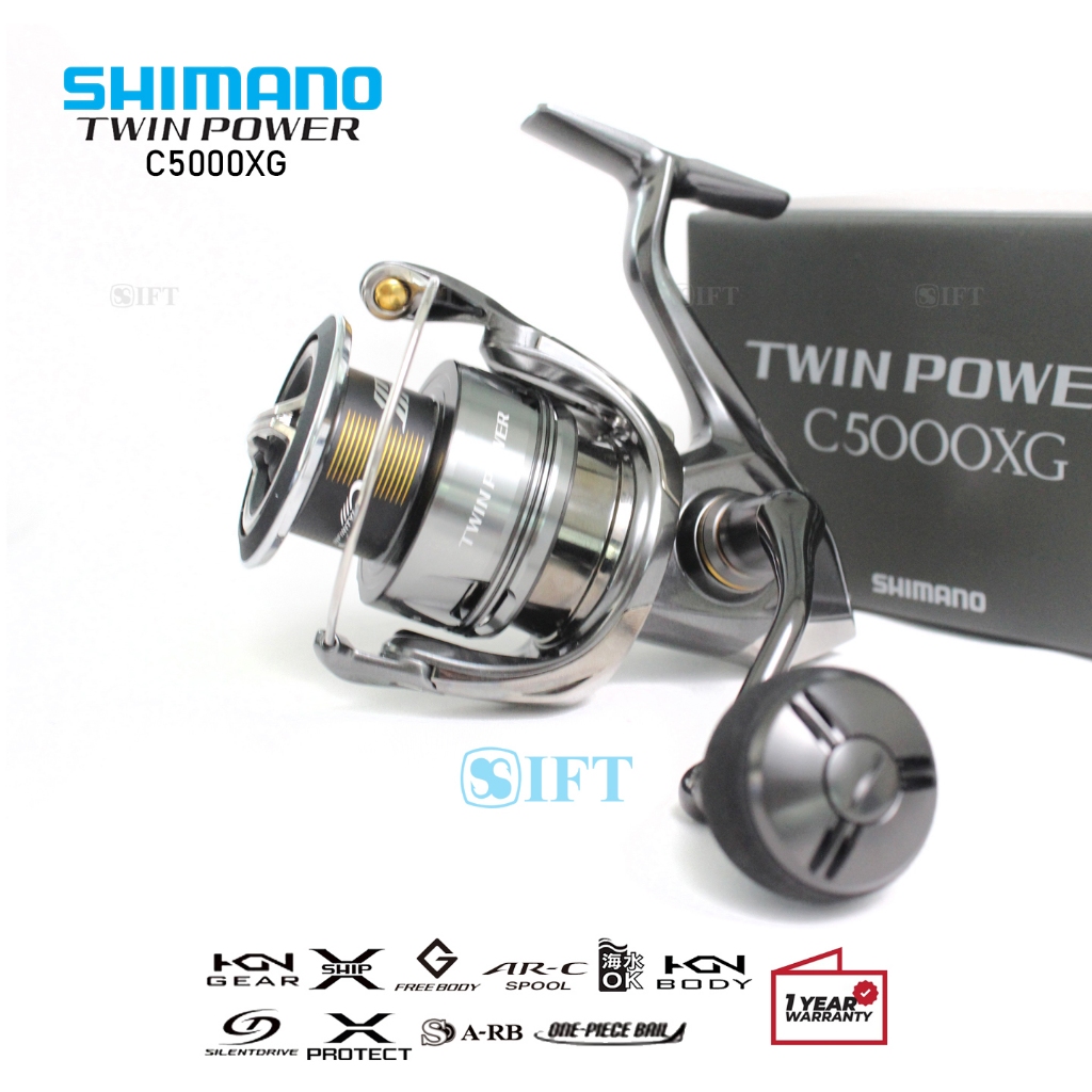 Reel SHIMANO TWIN POWER FE 2500 3000 4000 5000 MHG SHG PG XG [24] Hagane CI4+ | Made in Japan | REPU
