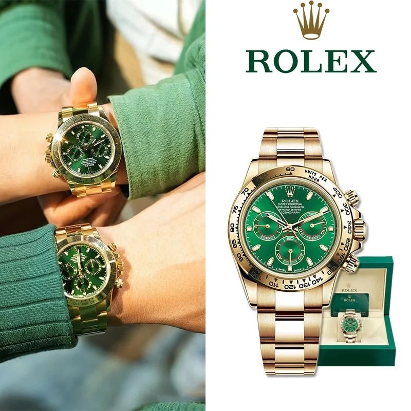 【Daytona】100% original Rolex Daytona watch Jam Tangan Rolex Pria M116508-0013 40mm Ready Stock Autom