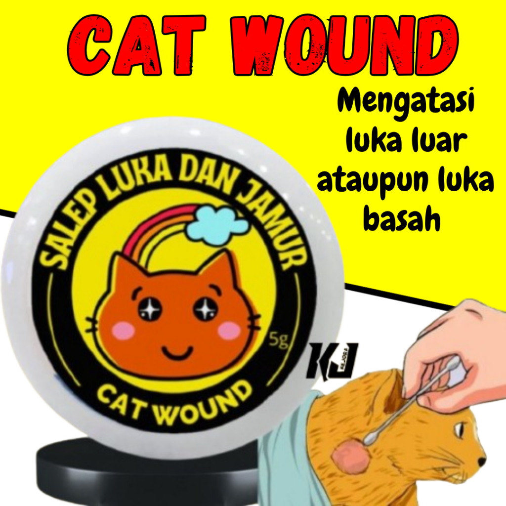 SALEP LUKA LUAR BASAH DAN JAMUR KUCING ANJING AMAN TERJILAT