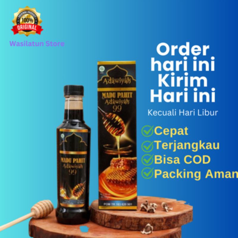 

Madu hitam pahit original plus propolis adawiyah 99 Obat Diabetes Gula Darah Tinggi Kolesterol Lemak