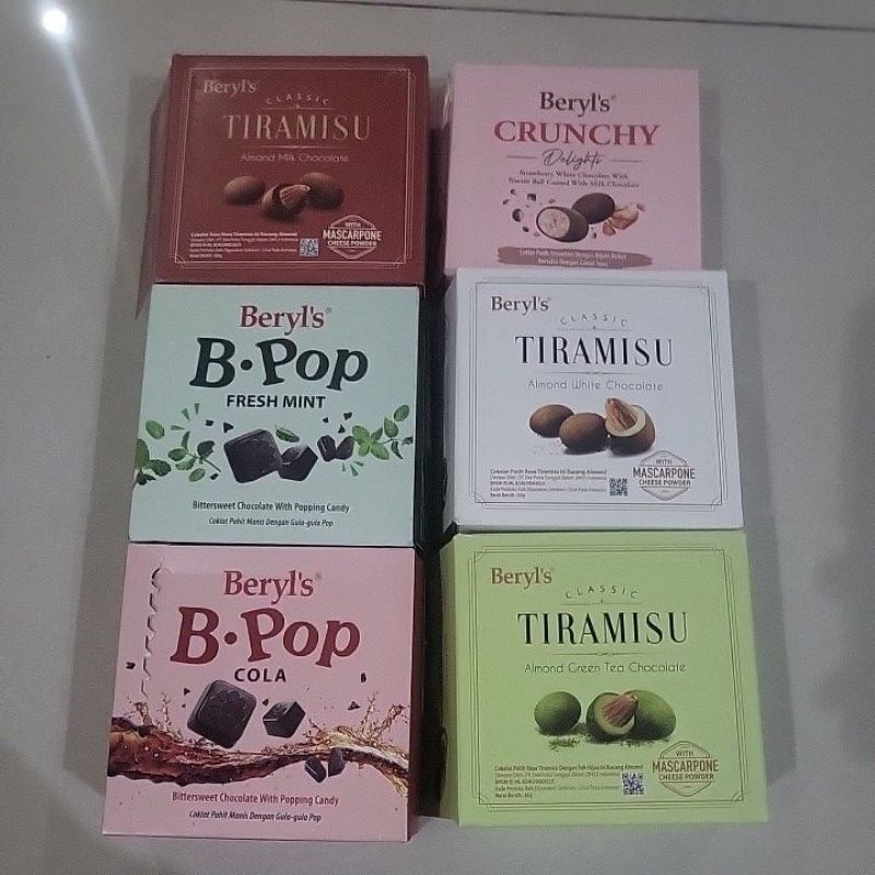 

SHARE PACK Beryl's Classic Tiramisu BPop Crunchy Almond Chocolate Popping Candy Green Tea Cola Mint Malaysia