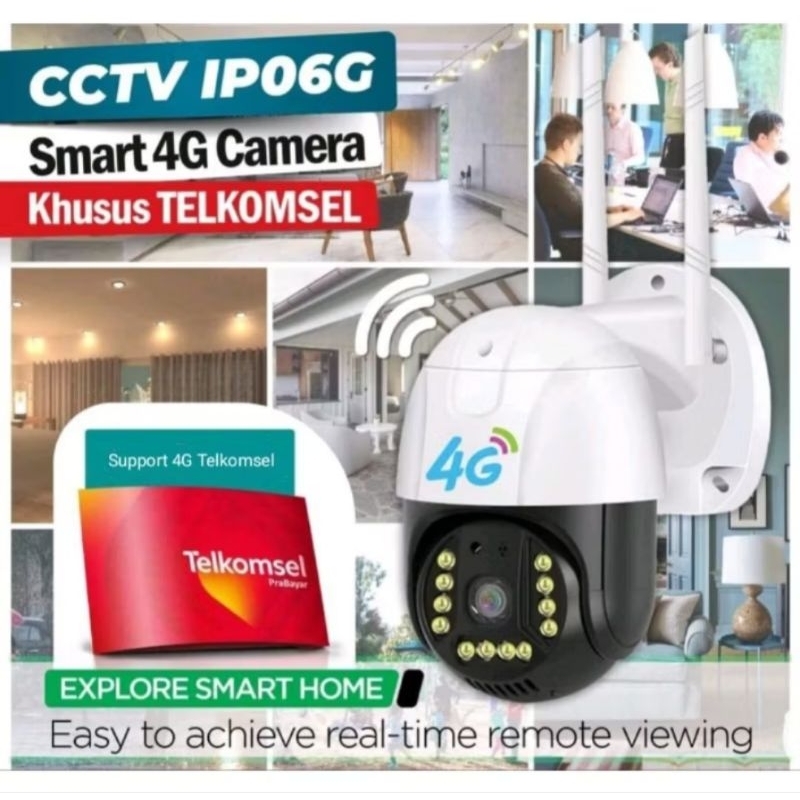 CCTV 4g simcard V380 waterproof Support Telkomsel, Tahan Hujan dan Panas