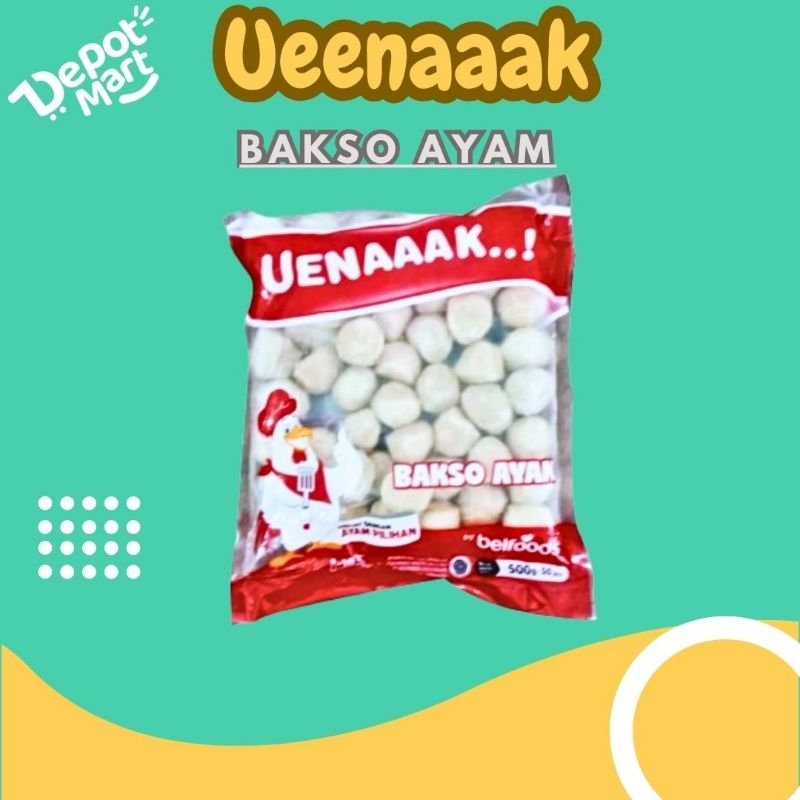 

Depot Mart Belfoods Bakso Ayam 500GR Baso Belfood Chicken Ball