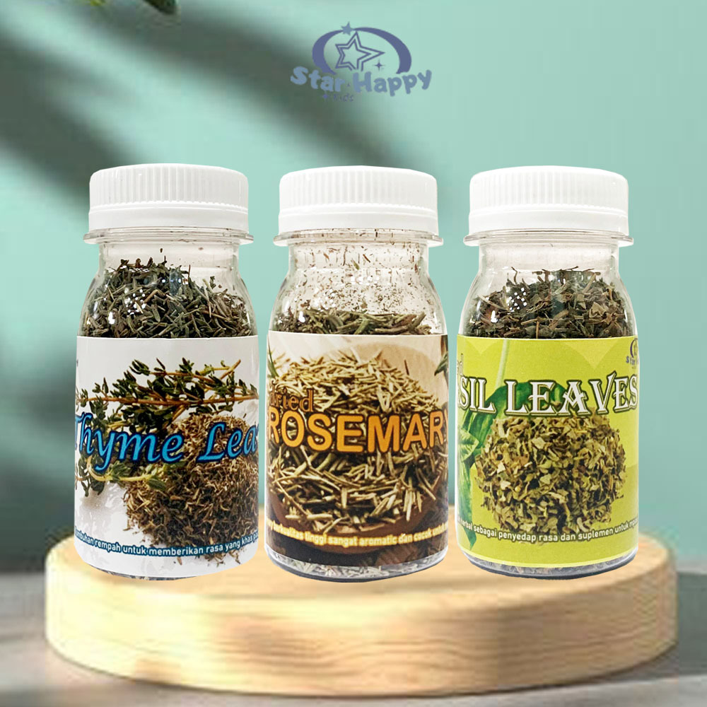 

Dried Kering - BASIL THYME ROSEMARY KERING - Mpasi Bayi