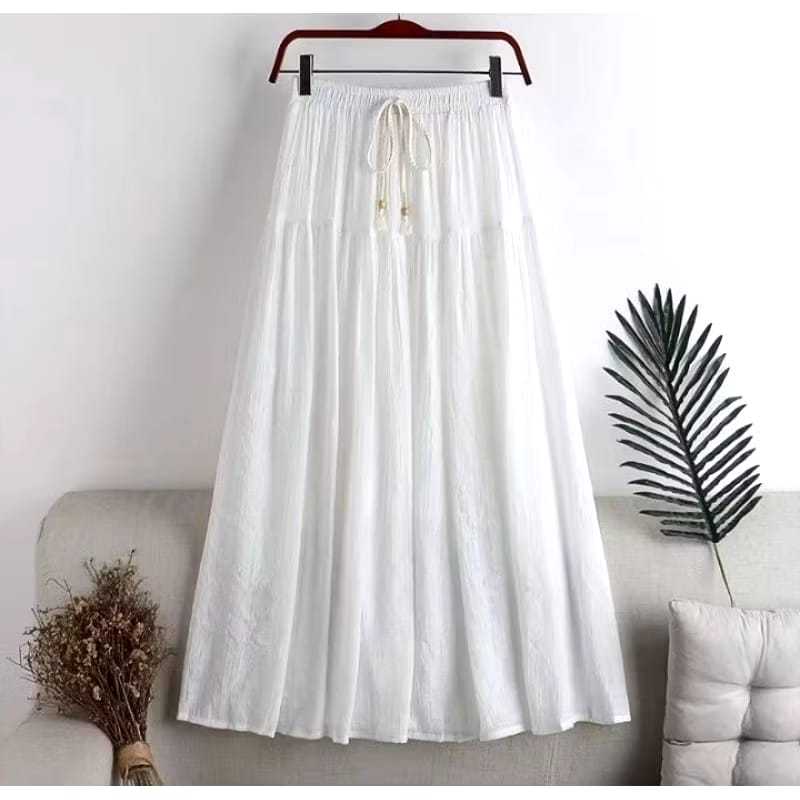 Rok wanita lebaran terbaru 2026 rok panjang kekinian model korean style HAKARI SKIRT Rok bawahan wan