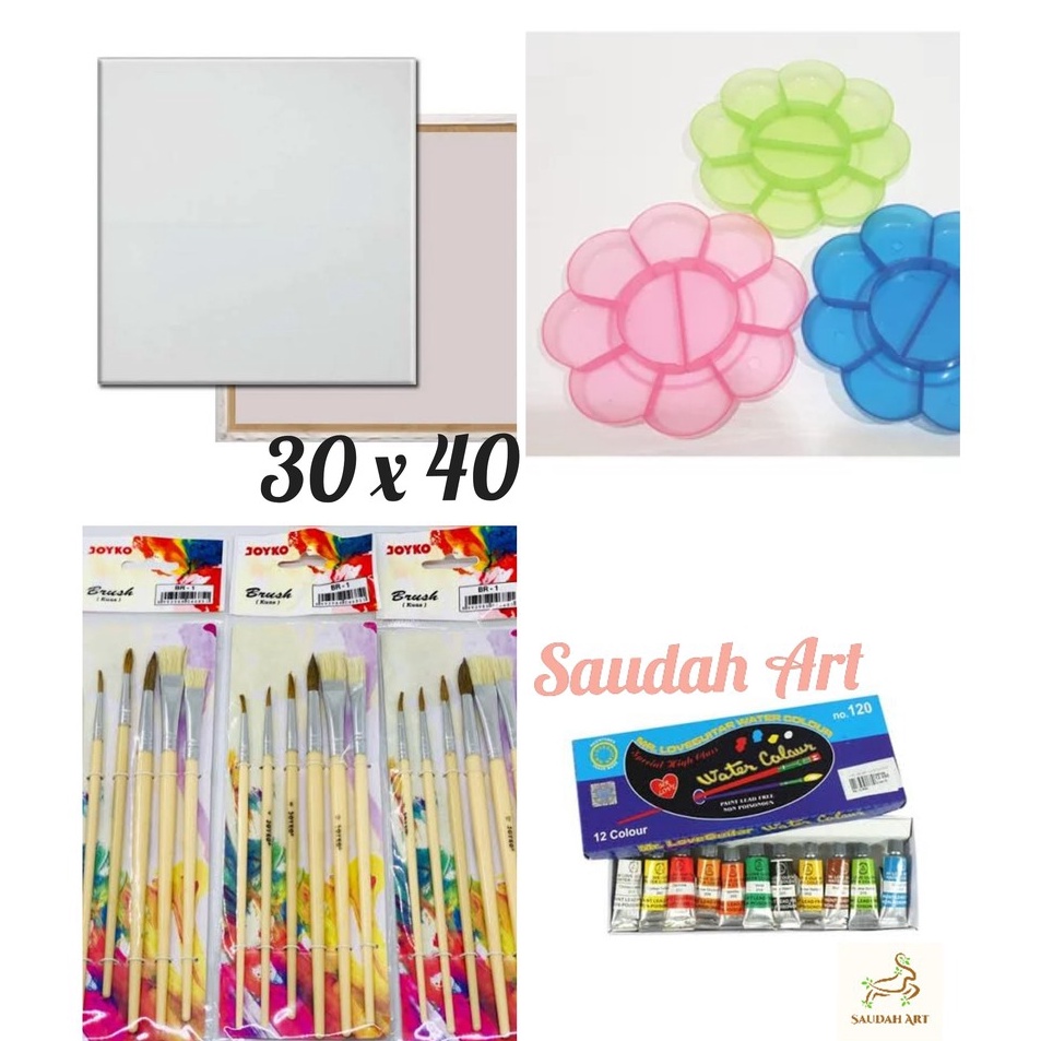 

Kejutan Spesial Paket Kanvas Lukis kanvas 3x4kuaspaletcat air