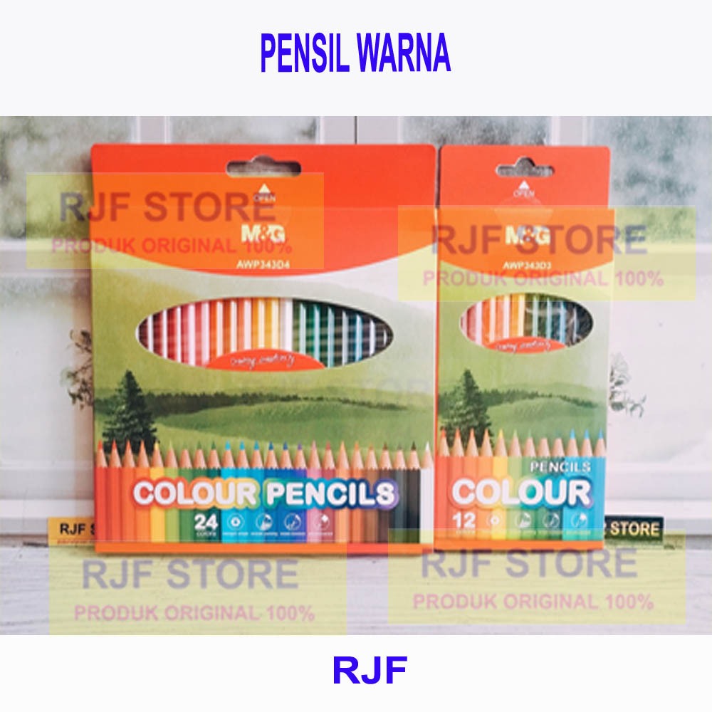 

Pensil Warna Panjang M&G 24 DAN 12 Color Pencil