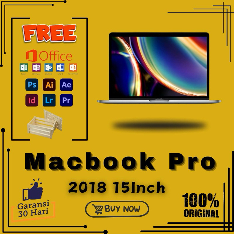 Macbook Pro Retina 2018 15Inch Second Original