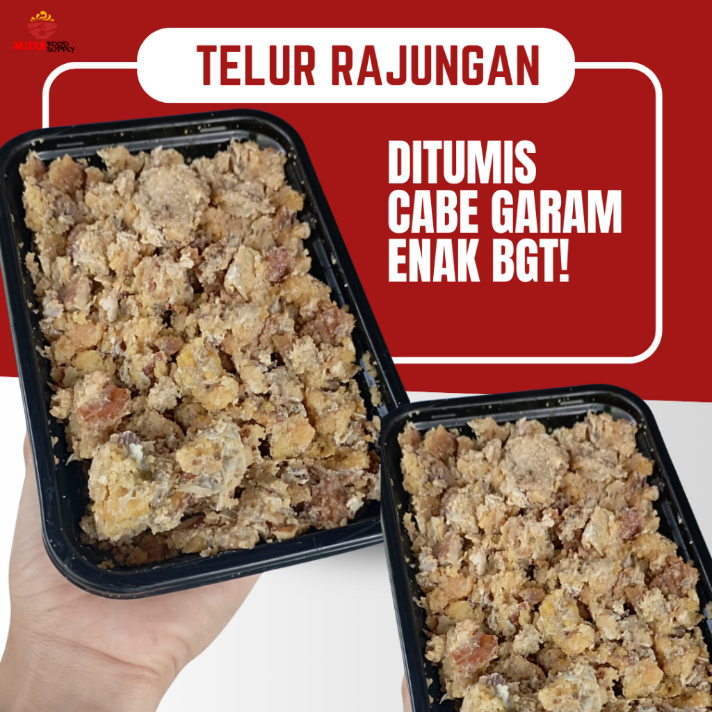 

Telur Kepiting Rajungan 450gr