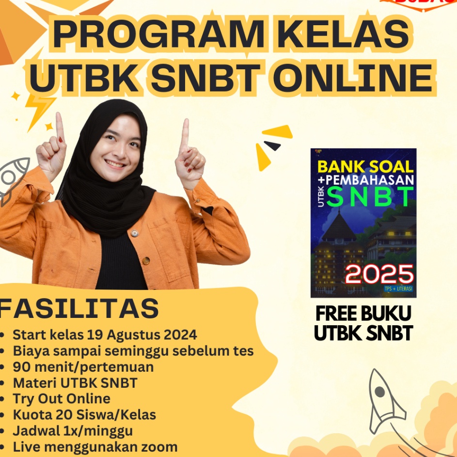 PRODUCT TERMURAH Kelas UTBK Online Bimbel Bebas