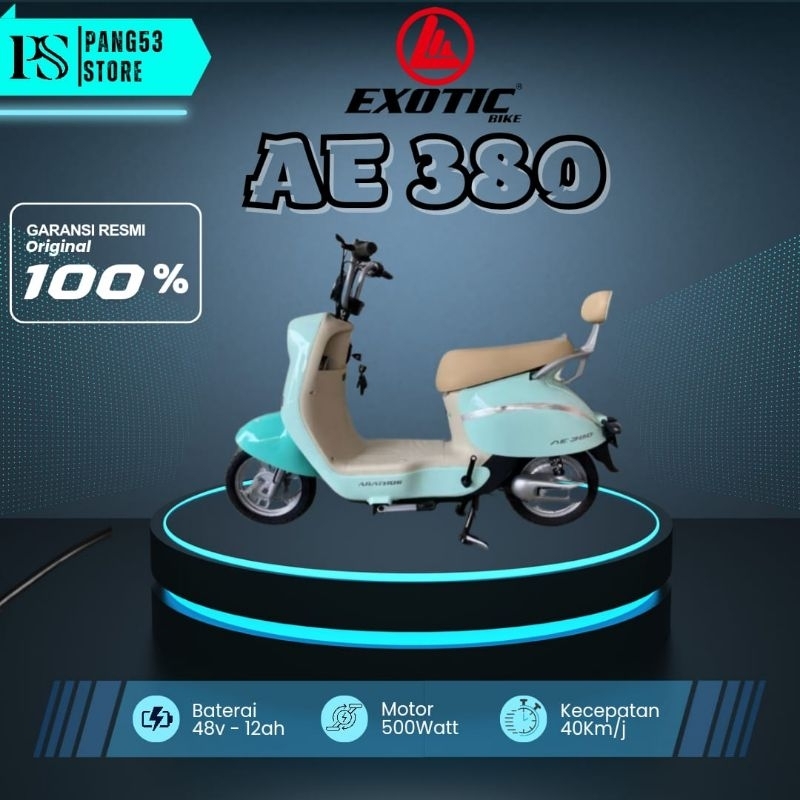 PROMO SEPEDA LISTRIK EXOTIC AE 380 500W GARANSI RESMI