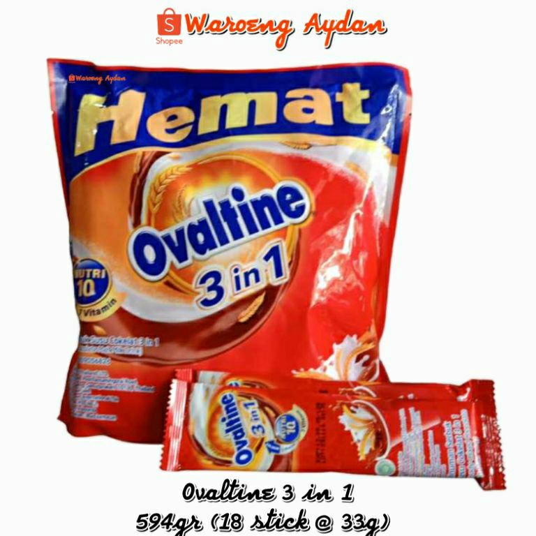 

Best Order Ovaltine 3 in 1 594 gr 18 stick 33g