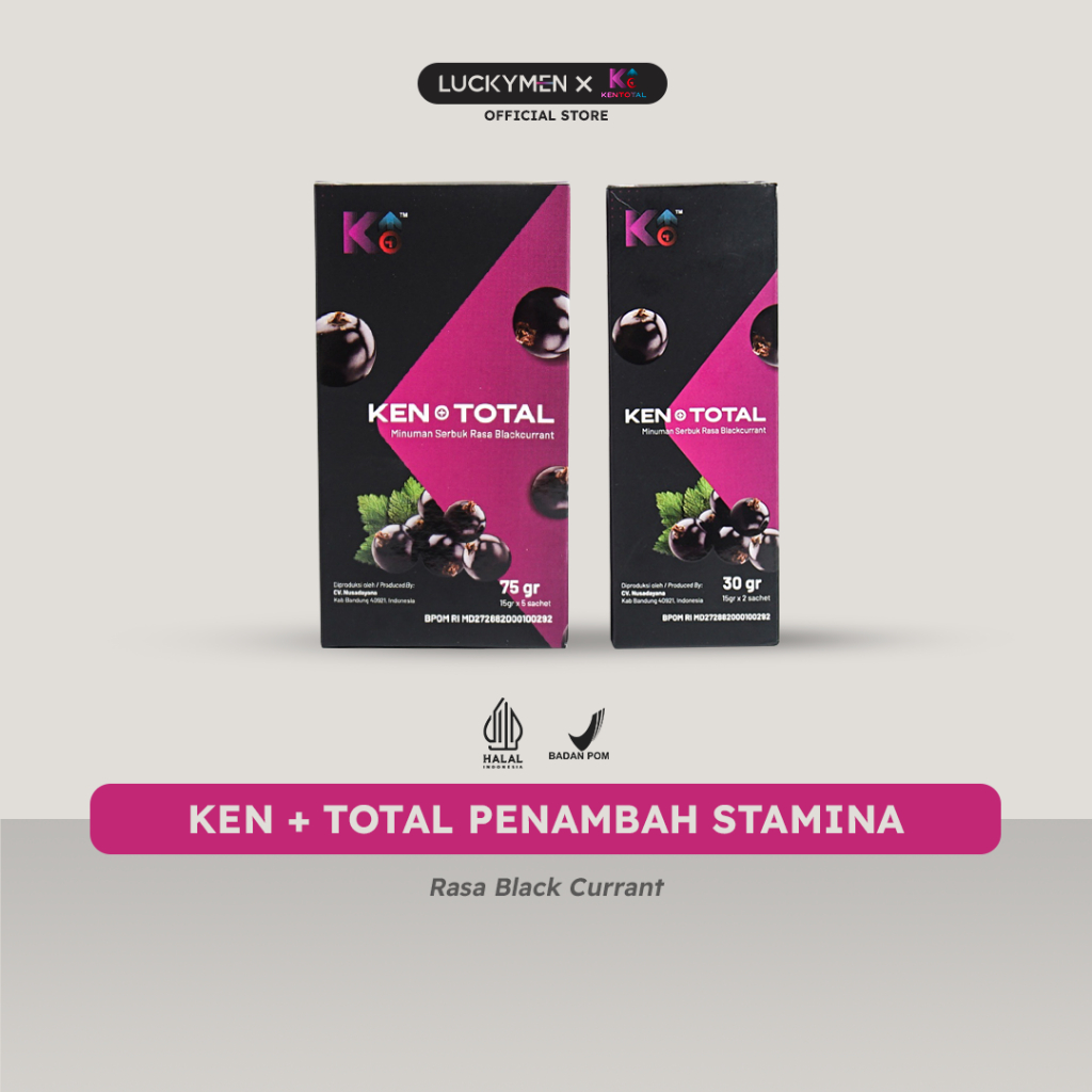 

LUCKYMEN X KENTOTAL - Minuman Serbuk Pria dengan Rasa Blackcurrant - Menambah Energi & Vitalitas yang Tak Terbatas