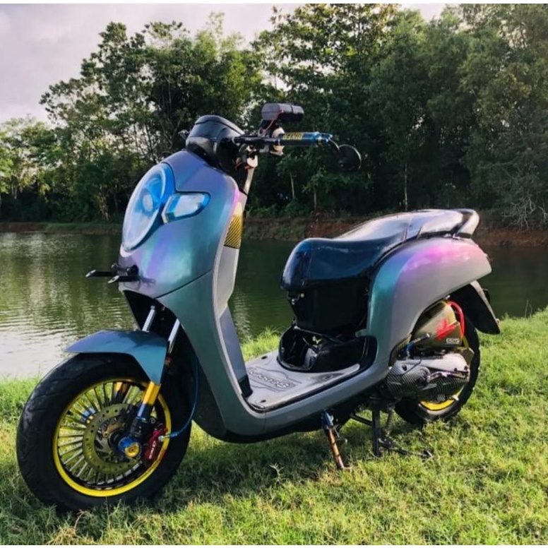 

KODE L76I Cat Bunglon Nardo Grey 1ml Chameleon Green Purpel Gold