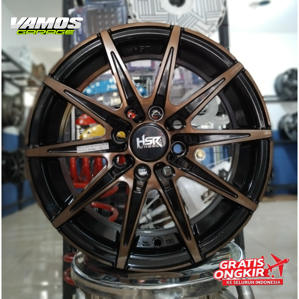 VELG MOBIL RACING 14 KCCX-2 HSR R14 PELEK MOBIL UNTUK WULING AIR EV KARIMUN AYLA AGYA SIGRA DLL