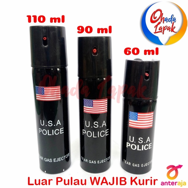 Harga Minggu Ini Pepper Spray Police Gas Air Mata Perlindungan Diri Semprotan Lada