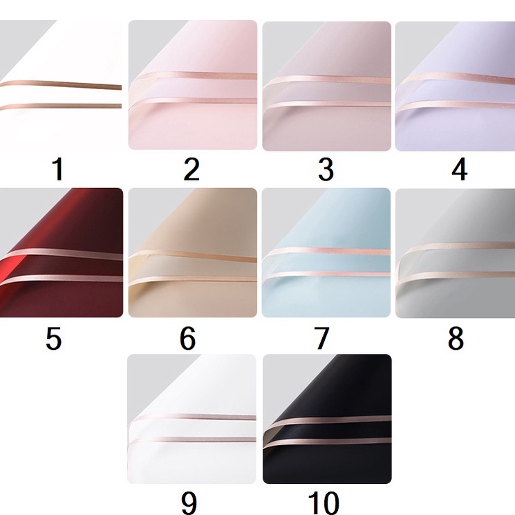

Harga Hemat 2 LEMBAR Kertas Floral Flower Wrap 5858cm Pembungkus Bunga Gold Line Cellophane Jelly Film Ecer Florist Supplier