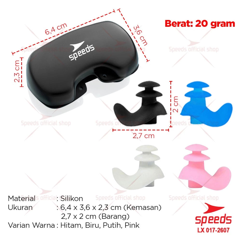 Penutup telinga berenang swimming ear plug