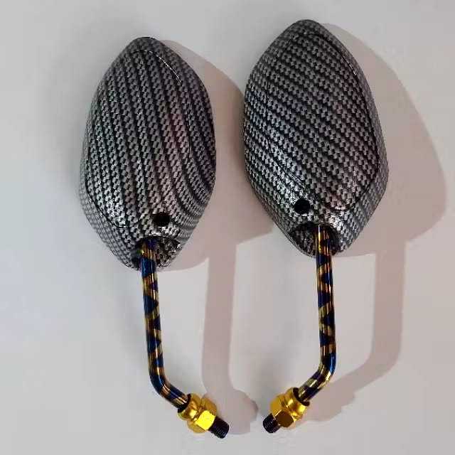 Spion Carbon Blue XXX Variasi Honda Beat fi Vario Spacy Supra Sonic Dll