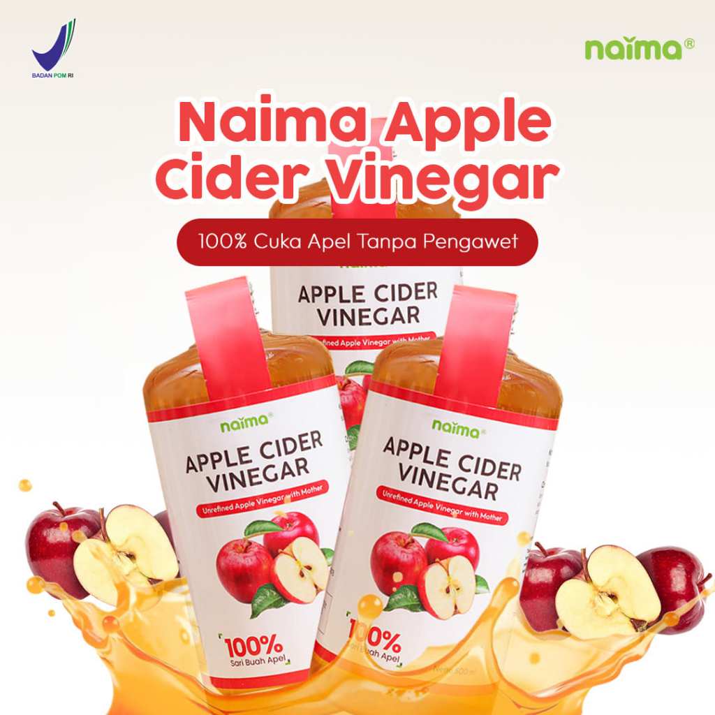 

Naima Cuka Apel Original BPOM | Apple Cider Vinegar | 100% Cuka Apel Tanpa Pengawet - Untuk Mencegah Bakteri dan Meningkatkan Daya Tahan Tubuh