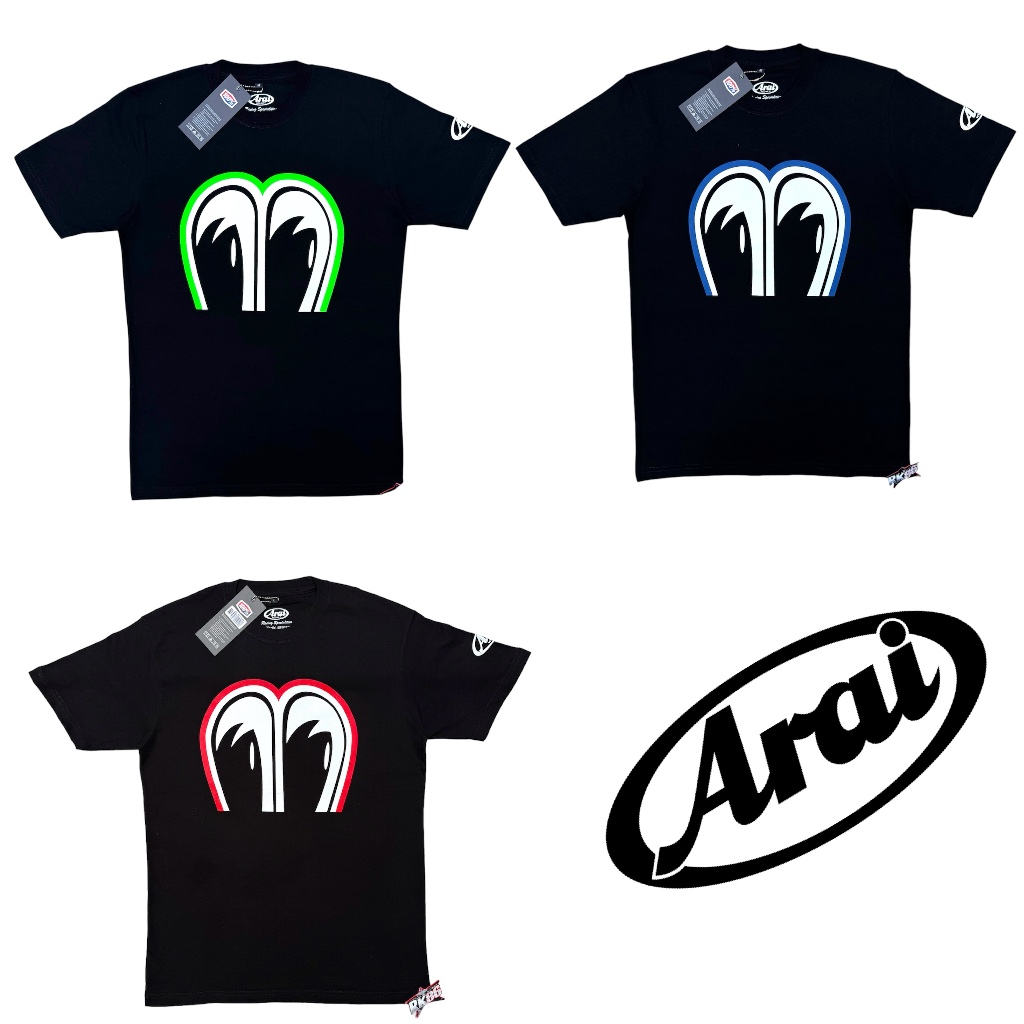 KAOS TSHIRT ARAI NAKANO ARAI HELMET RACING SPECIALISTS  MOTOGP MX MOTOCROSS ROADRACE MOTOSPORT