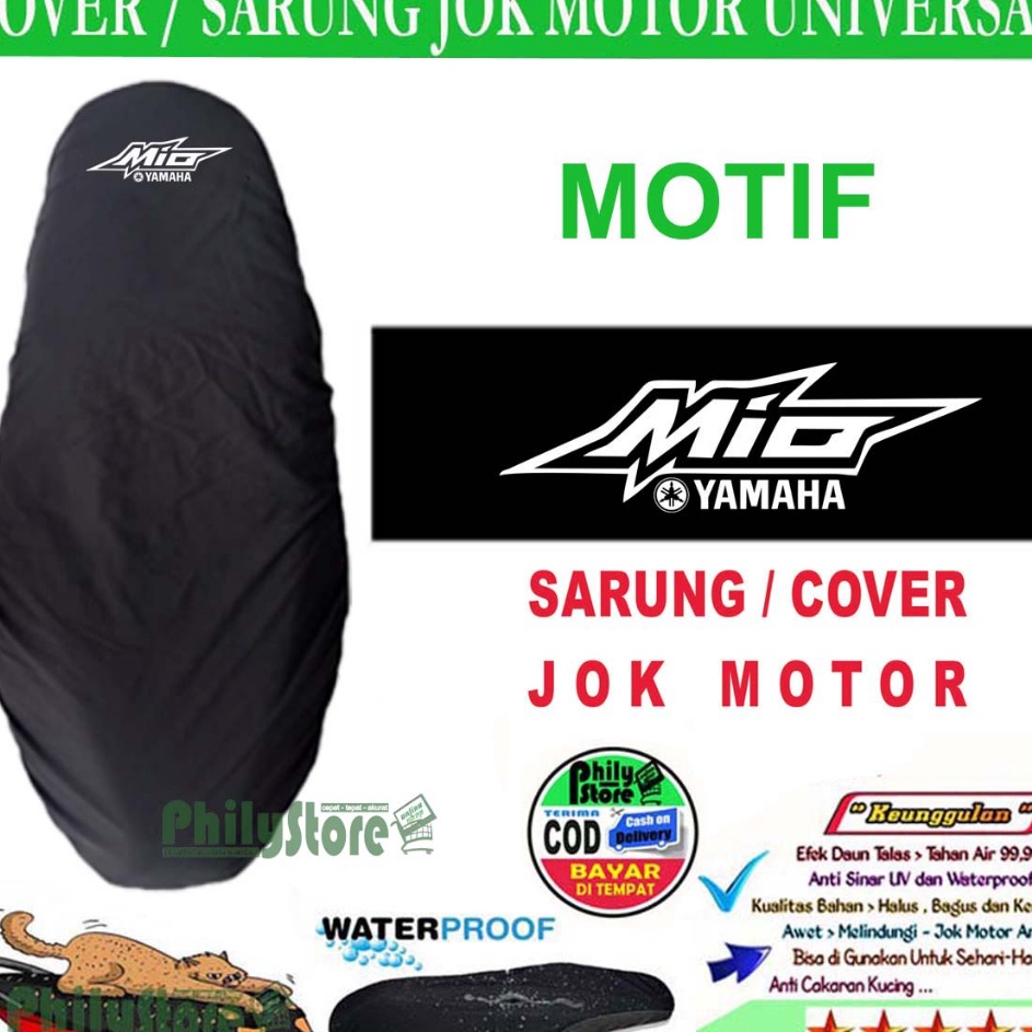 GROSIR Cover seat  sarung Jok motor universal Cover Jok Motor Waterproof Sarung Jok Motor Anti Air M