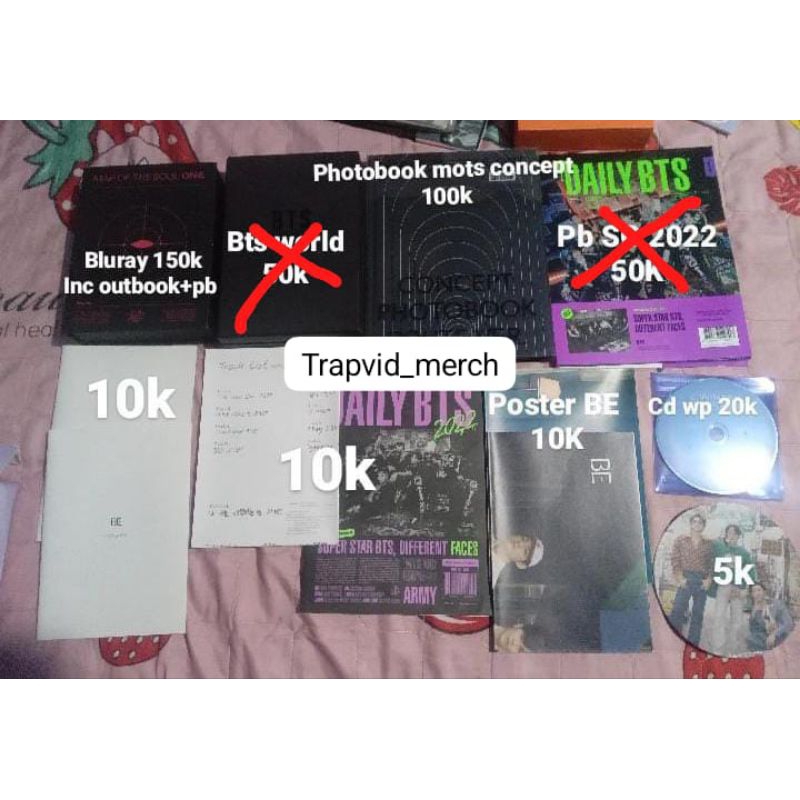 MERCH SG22 DECO KIT DICON BTS OFFICIAL MURAH