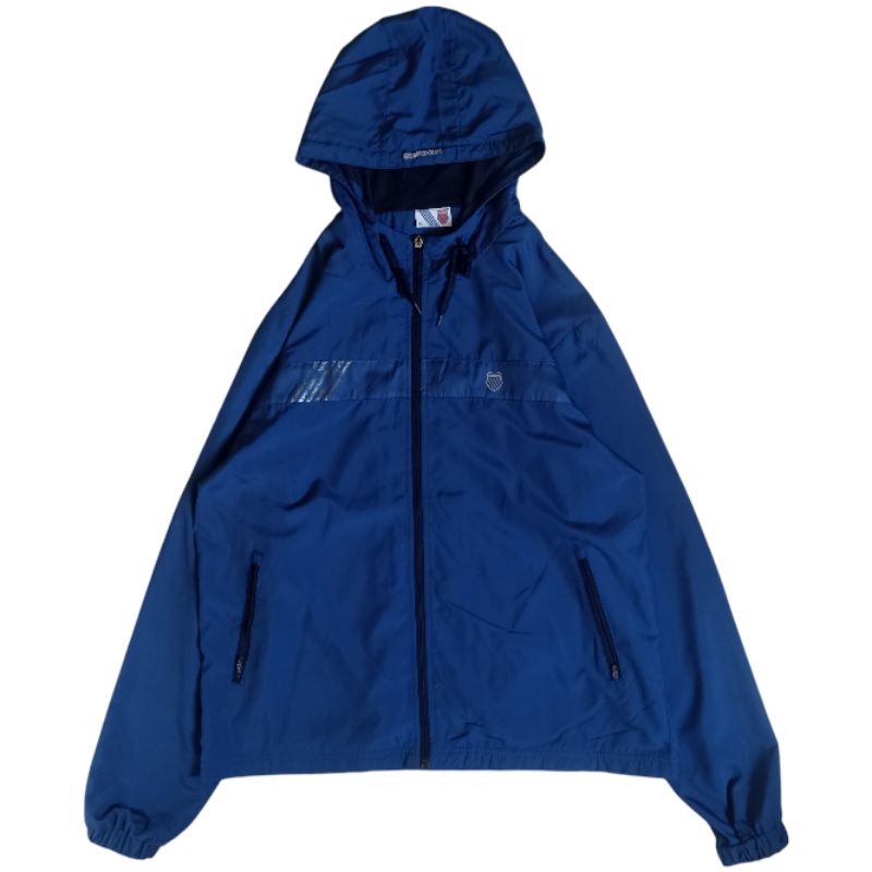 Jaket Outdoor Kswiss Biru Pria Wanita XL