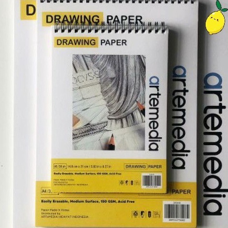 

Segera Belanja Buku Gambar Artemedia Spiral Sketch Book A5 A4 15gsm 3sht