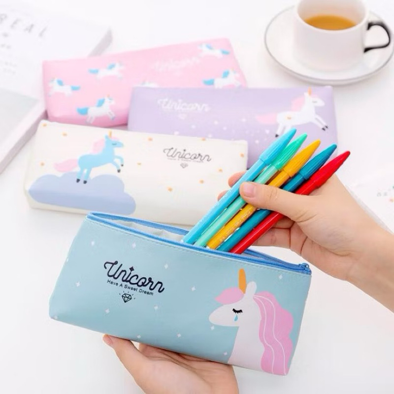 

ES | KOTAK PENSIL MOTIF UNICORN LUCU UNIK / TEMPAT PENSIL / KOTAK PULPEN / TEMPAT ALAT TULIS MURAH bisa COD