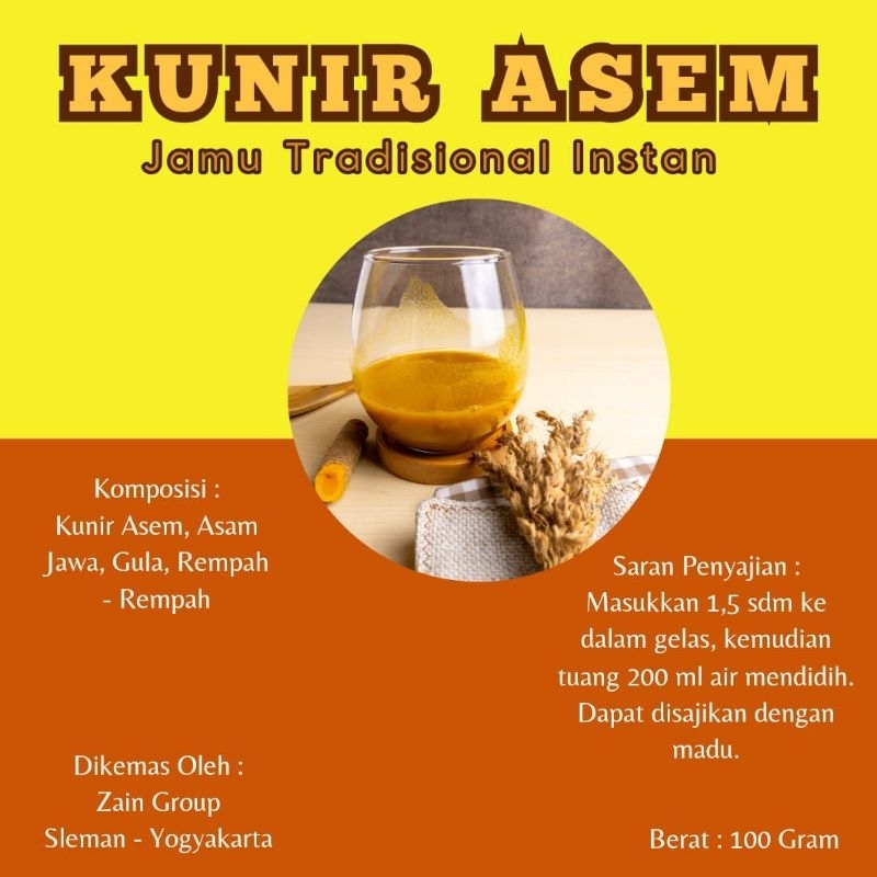 

jamu instan kunir asem