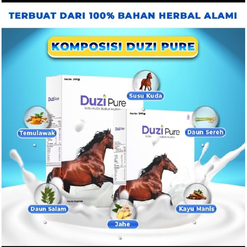 

DUZI PURE SUSU EFEKTIF ATASI NYERI SENDI OTOT TULANG DAN OSTEOPOROSIS BPOM
