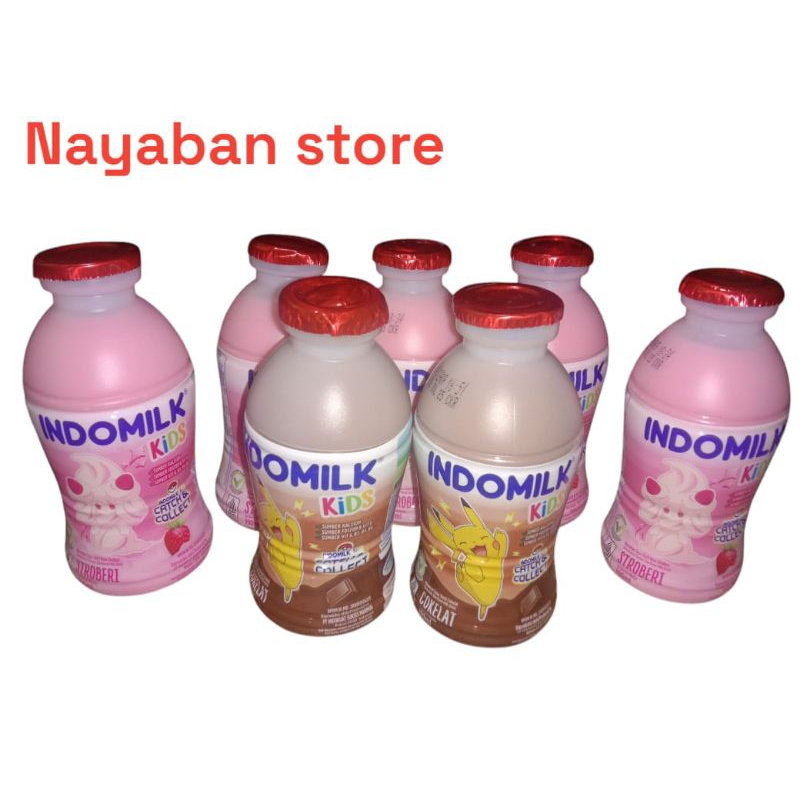 

Susu steril UHT Indomilk kids 190ml paket 10 pcs