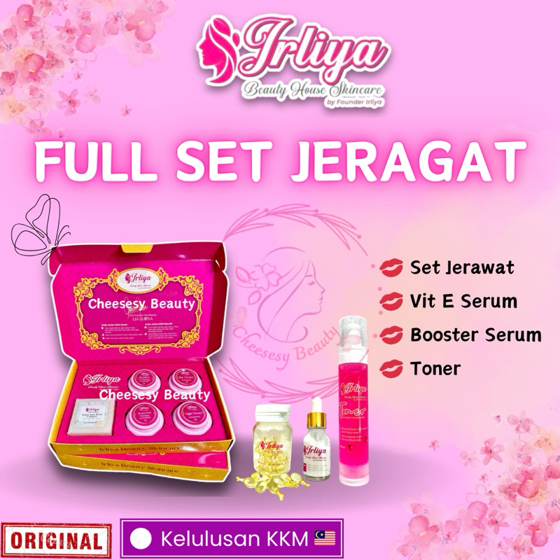 IRLIYA BEAUTY SKINCARE ( PAKET LENGKAP FLEK HITAM/ JERAGAT )