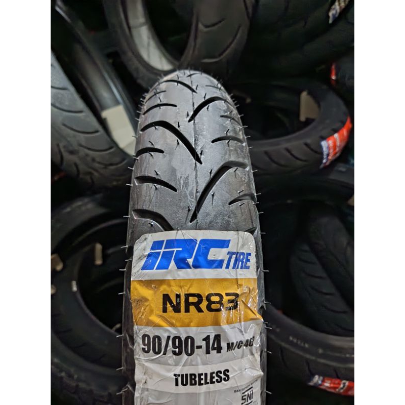 PROMO BAN BARU LUAR IRC BELAKANG MATIC 90/90-14 TUBLES TYPE NR83 BUAT MOTOR HONDA VARIO,VARIO 125,VA